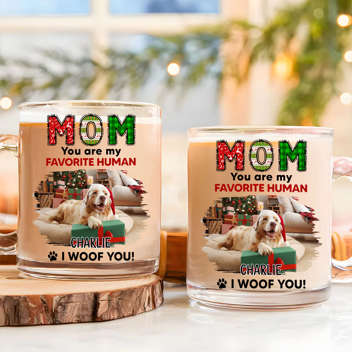 My Favorite Photo - Personalized Custom Glass Mug - Image 2