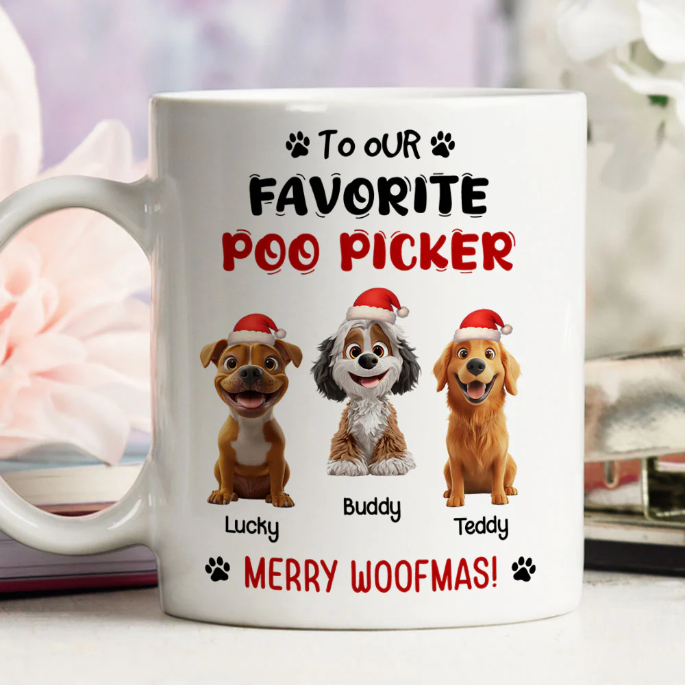 My Favorite Poo Picker - Personalized Custom Coffee Mug - Image 3