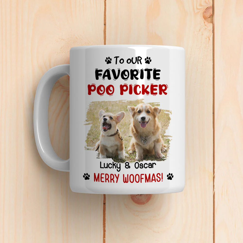 My Favorite Poo Picker Photo - Personalized Custom Coffee Mug