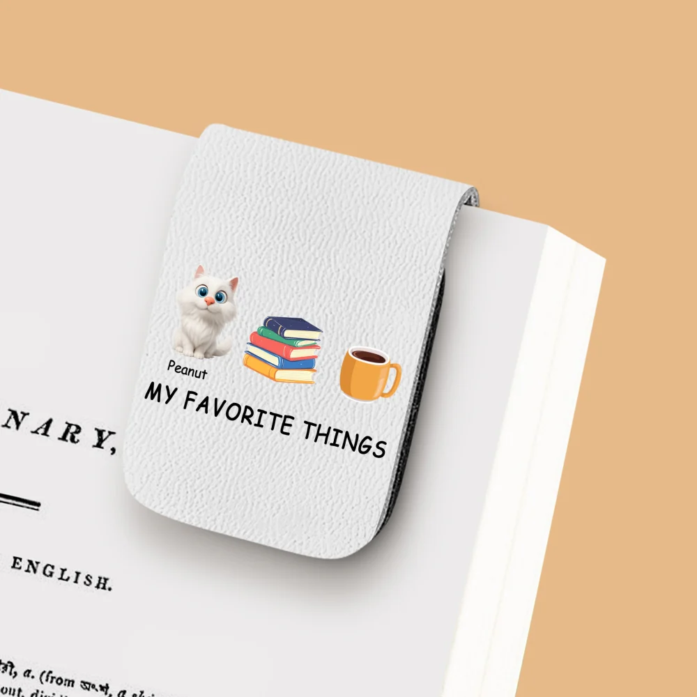 My Favorites - Personalized Custom Leather Bookmark - Image 10