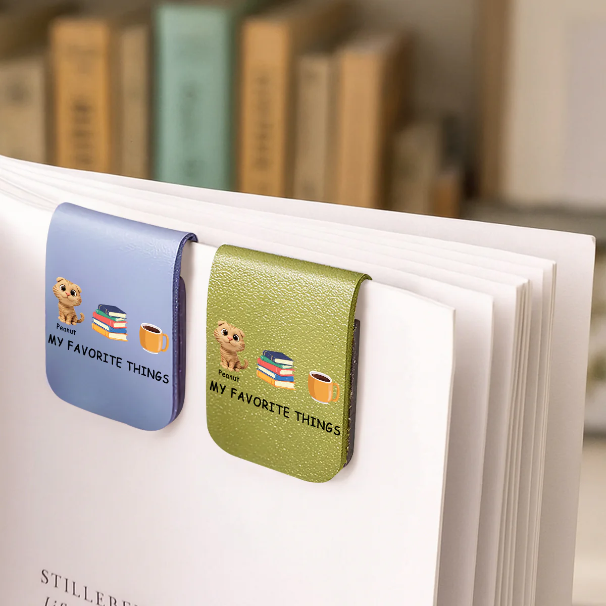 My Favorites - Personalized Custom Leather Bookmark - Image 3