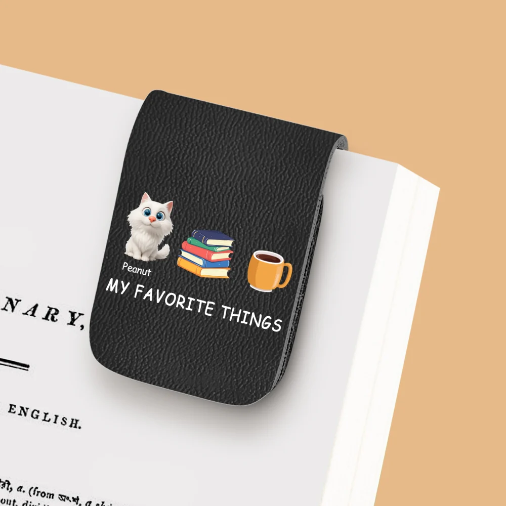 My Favorites - Personalized Custom Leather Bookmark - Image 6