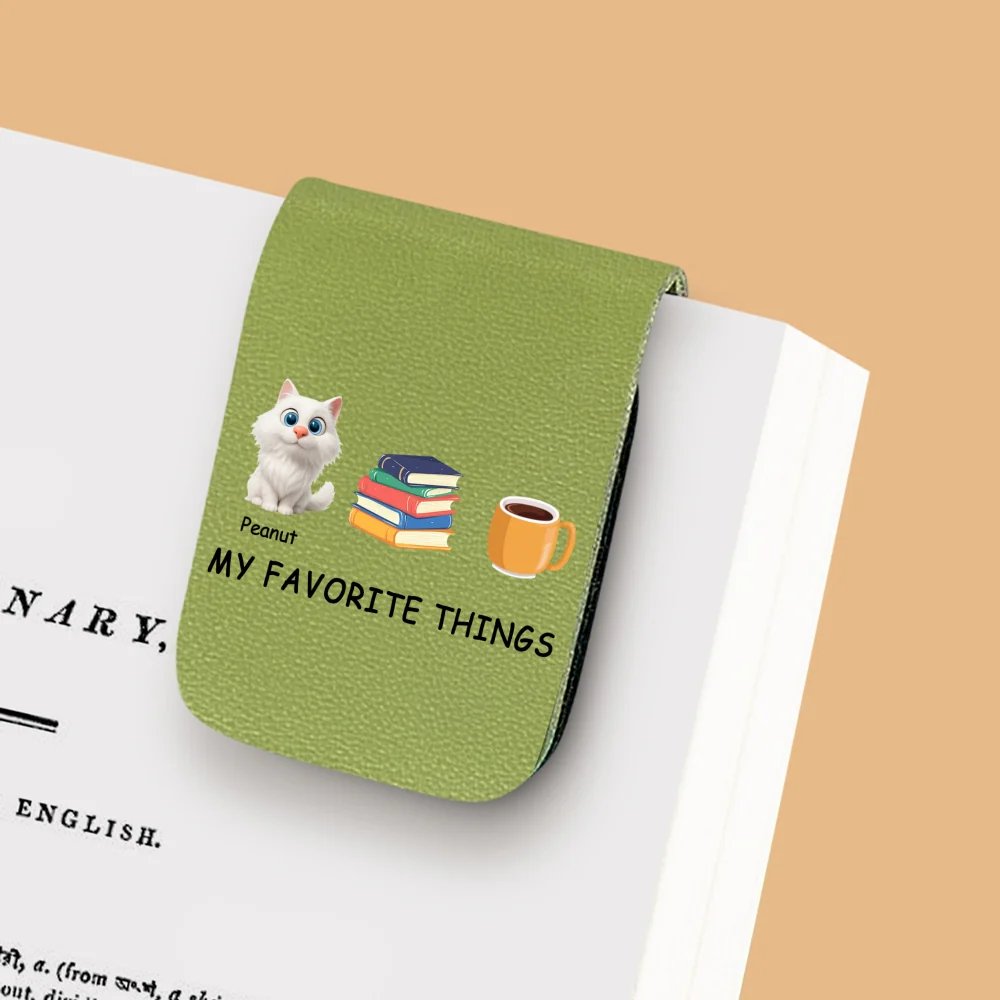 My Favorites - Personalized Custom Leather Bookmark - Image 8