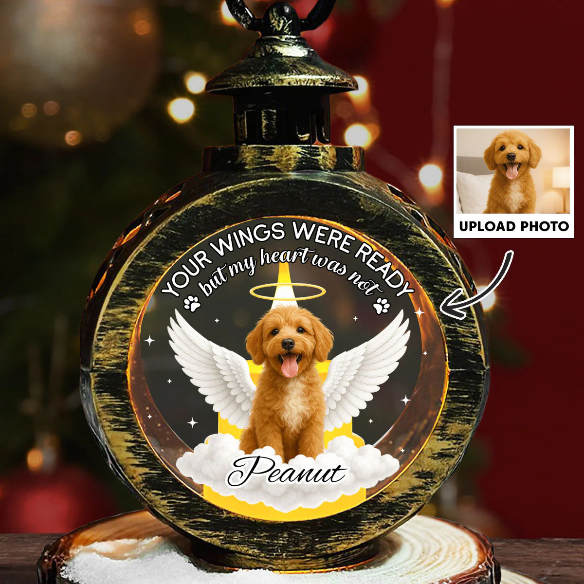 My Heart Was Not Ready - Personalized Custom Christmas Lantern