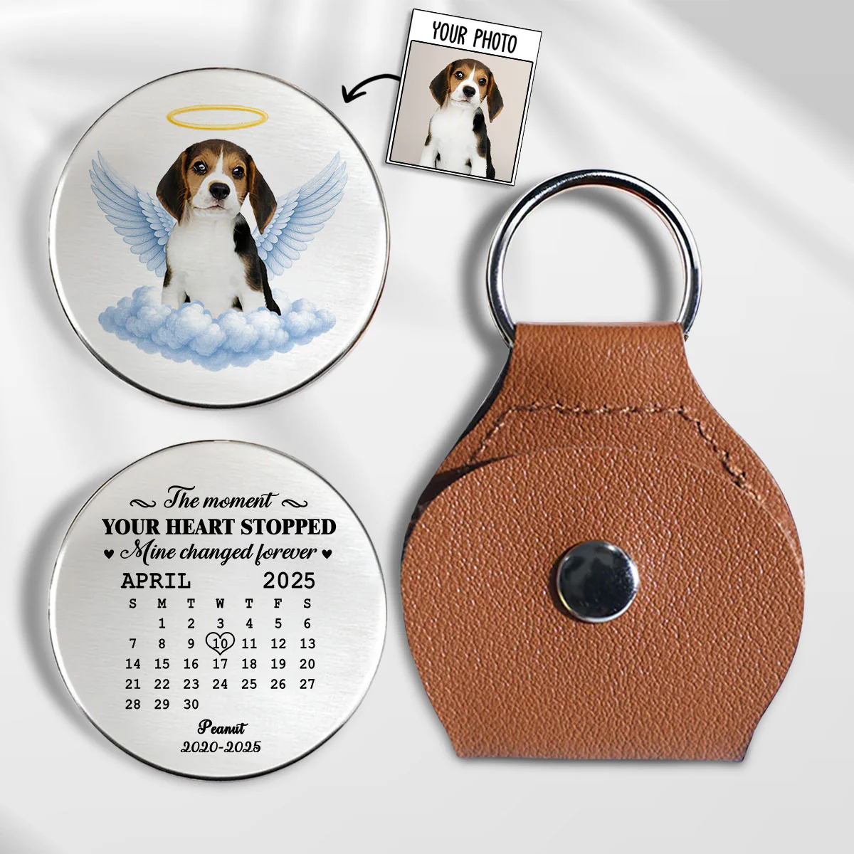 My Heart Was Not Ready To Lose You - Personalized Custom Pocket Hug - Image 2