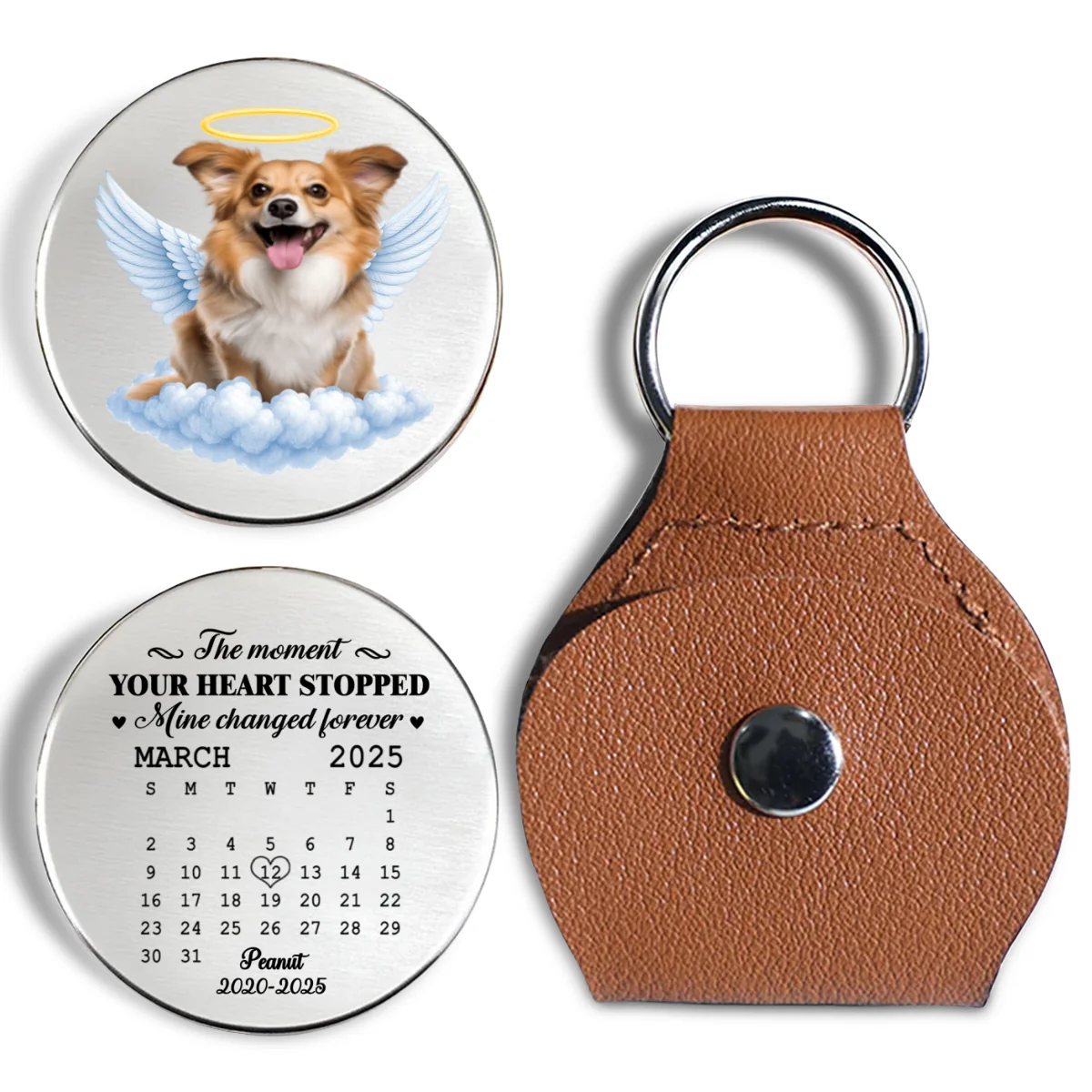 My Heart Was Not Ready To Lose You - Personalized Custom Pocket Hug - Image 8