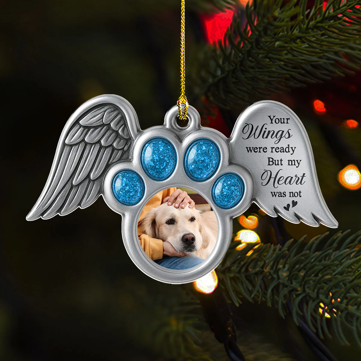 My Heart Were Not - Personalized Custom Acrylic Ornament - Image 4