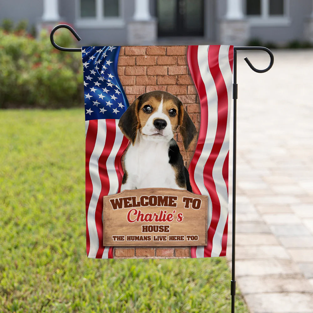 My House My Rule Photo - Personalized Custom Flag - Image 2