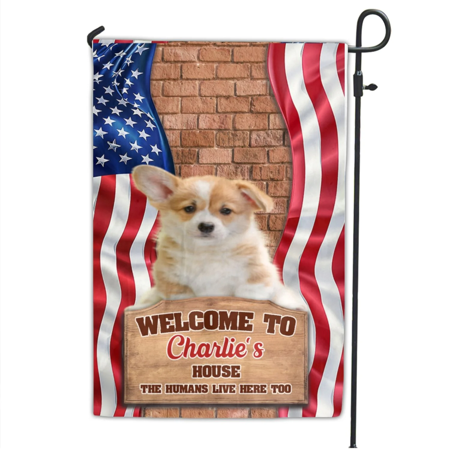 My House My Rule Photo - Personalized Custom Flag - Image 4