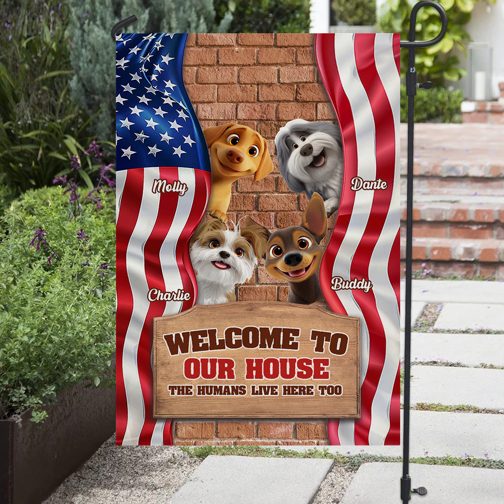 My House My Rule - Personalized Custom Flag - Image 4