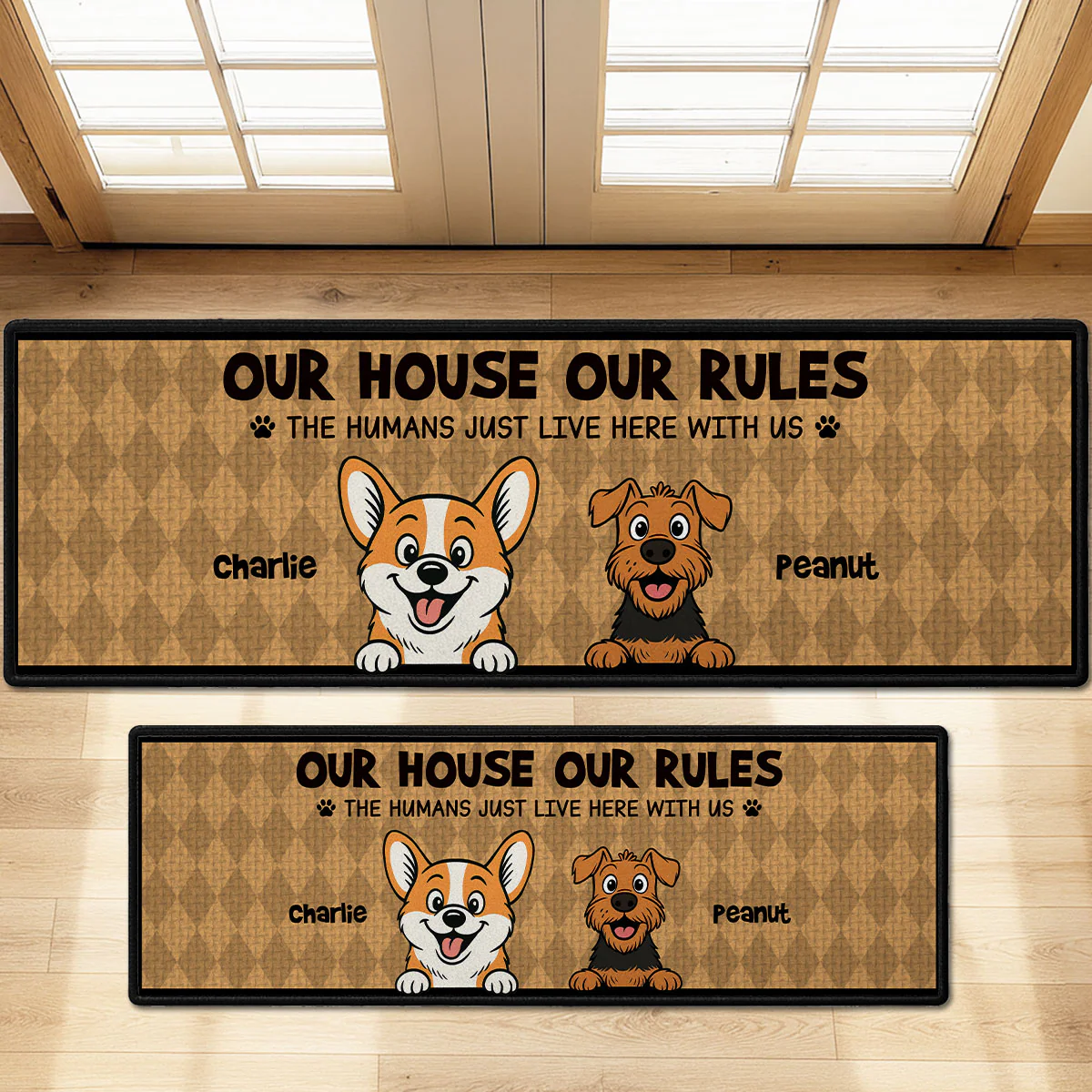 My House My Rules - Personalized Custom Runner Rug