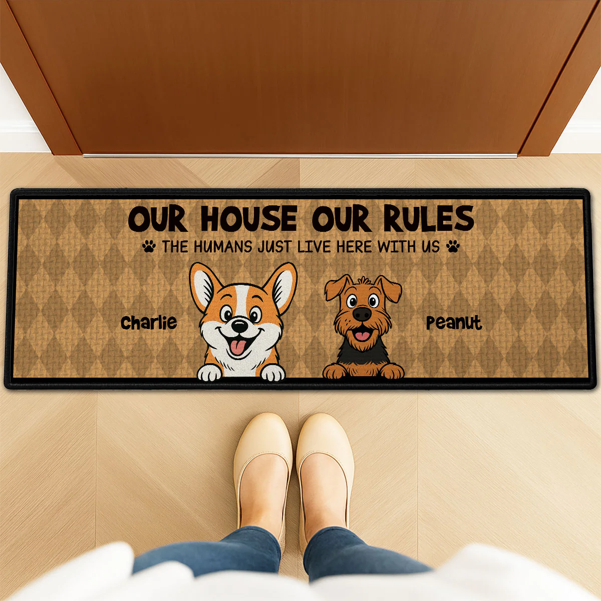My House My Rules - Personalized Custom Runner Rug - Image 2