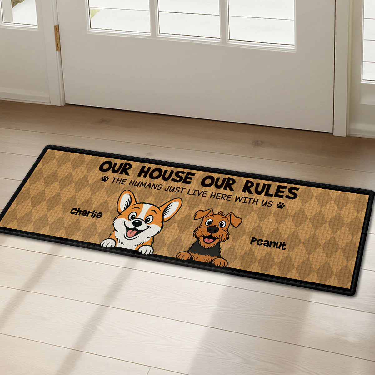 My House My Rules - Personalized Custom Runner Rug - Image 3