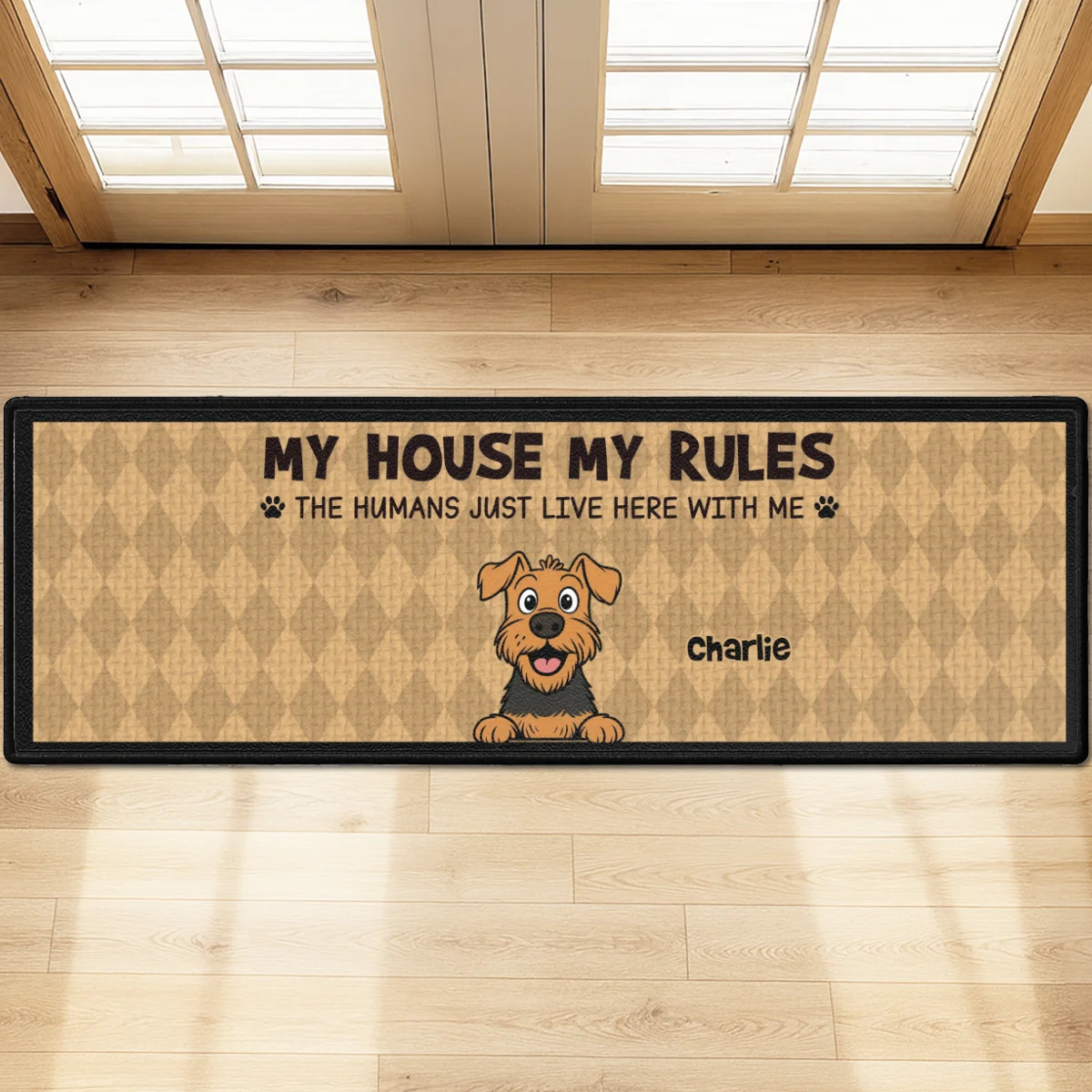 My House My Rules - Personalized Custom Runner Rug - Image 9
