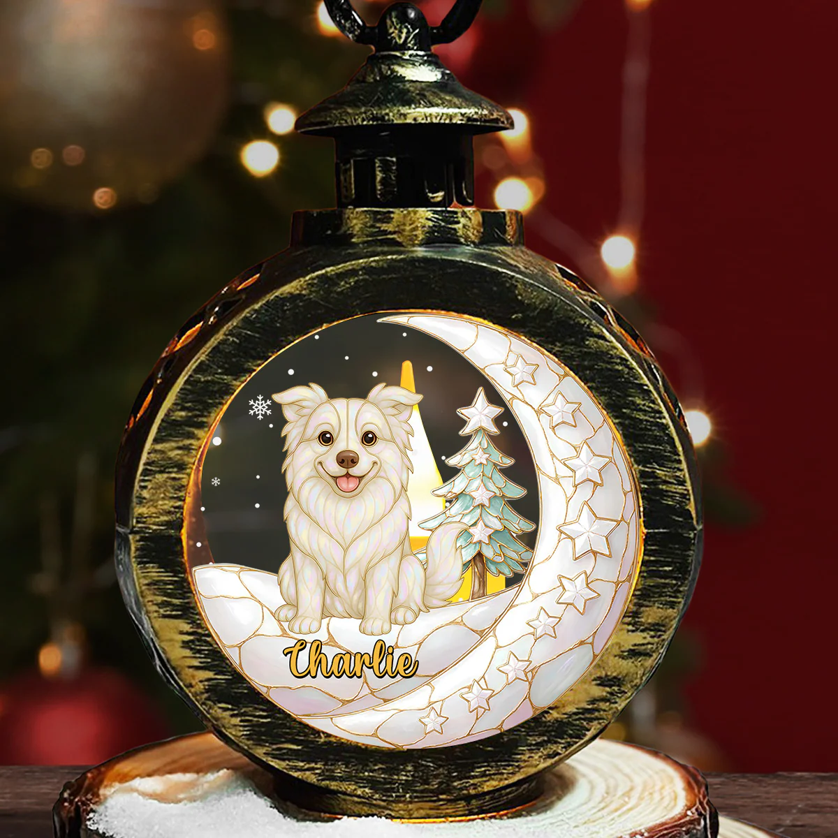 My Little Pearl - Personalized Custom 3D Effect Christmas Lantern