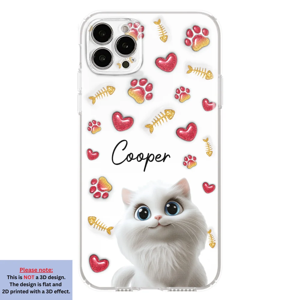 My Lovely Baby Cats - Personalized Custom 3D Inflated Effect Phone Case - Image 15