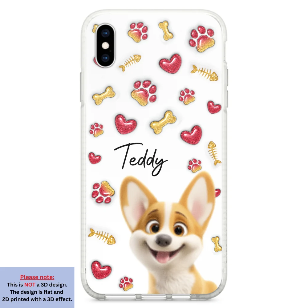 My Lovely Baby Pets - Personalized Custom 3D Inflated Effect Phone Case - Image 23