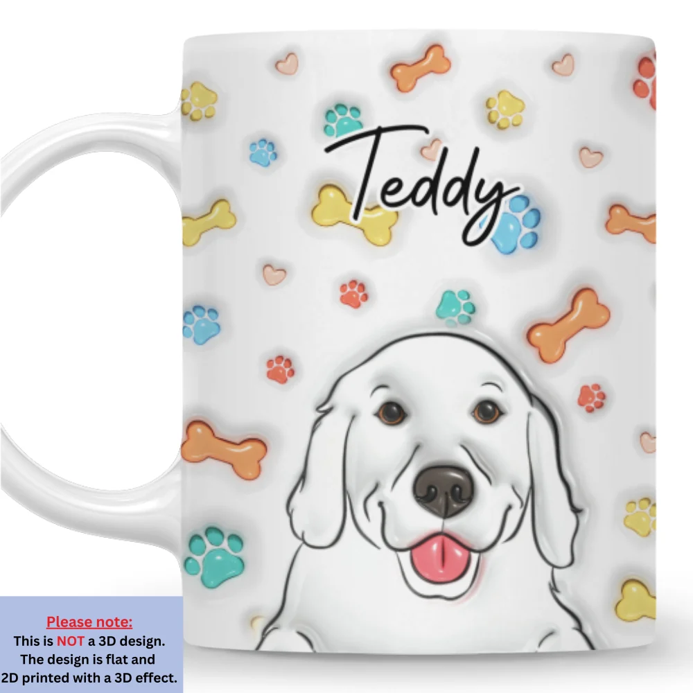 My Lovely Dog Babies - Personalized Custom 3D Inflated Effect Mug - Image 7