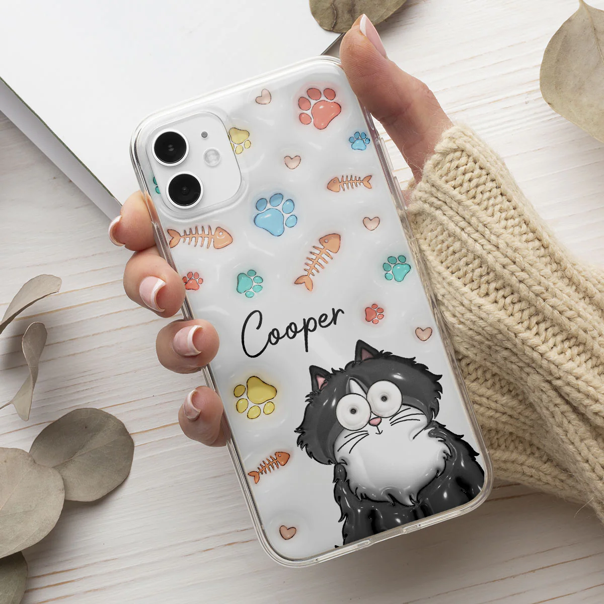 My Lovely Fur Babies - Personalized Custom 3D Inflated Effect Phone Case - Image 2