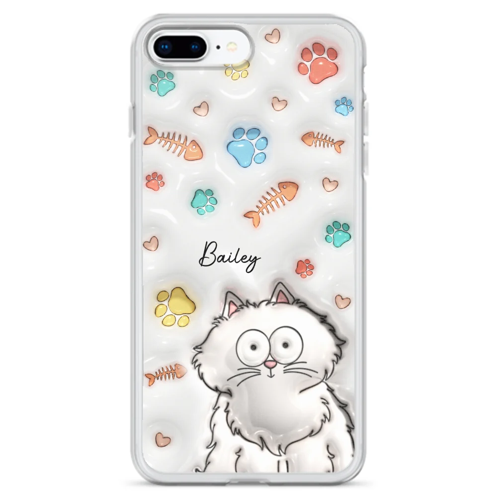 My Lovely Fur Babies - Personalized Custom 3D Inflated Effect Phone Case - Image 7