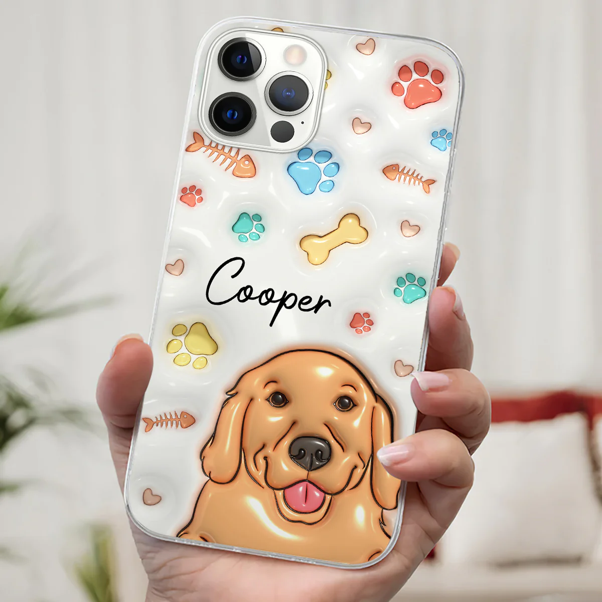 My Lovely Fur Babies Ver Pet - Personalized Custom 3D Inflated Effect Phone Case - Image 2