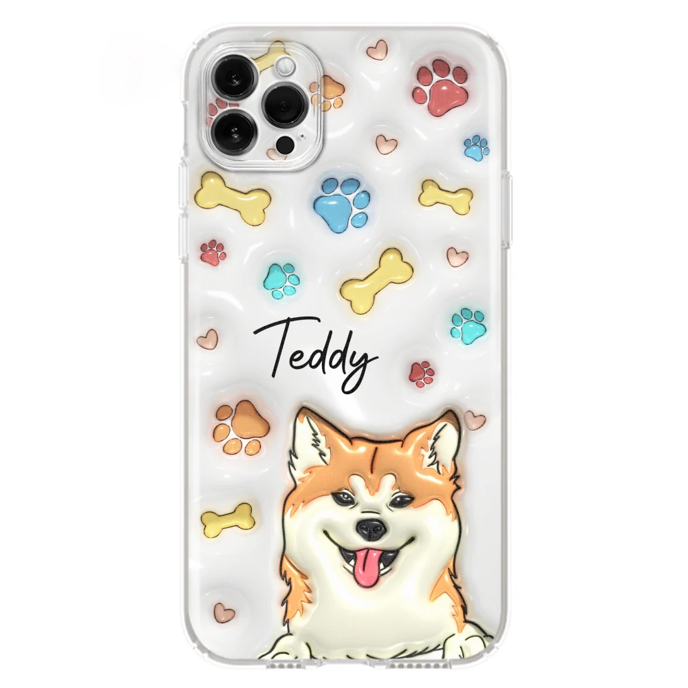 My Lovely Fur Baby - Personalized Custom 3D Inflated Effect Phone Case - Image 14