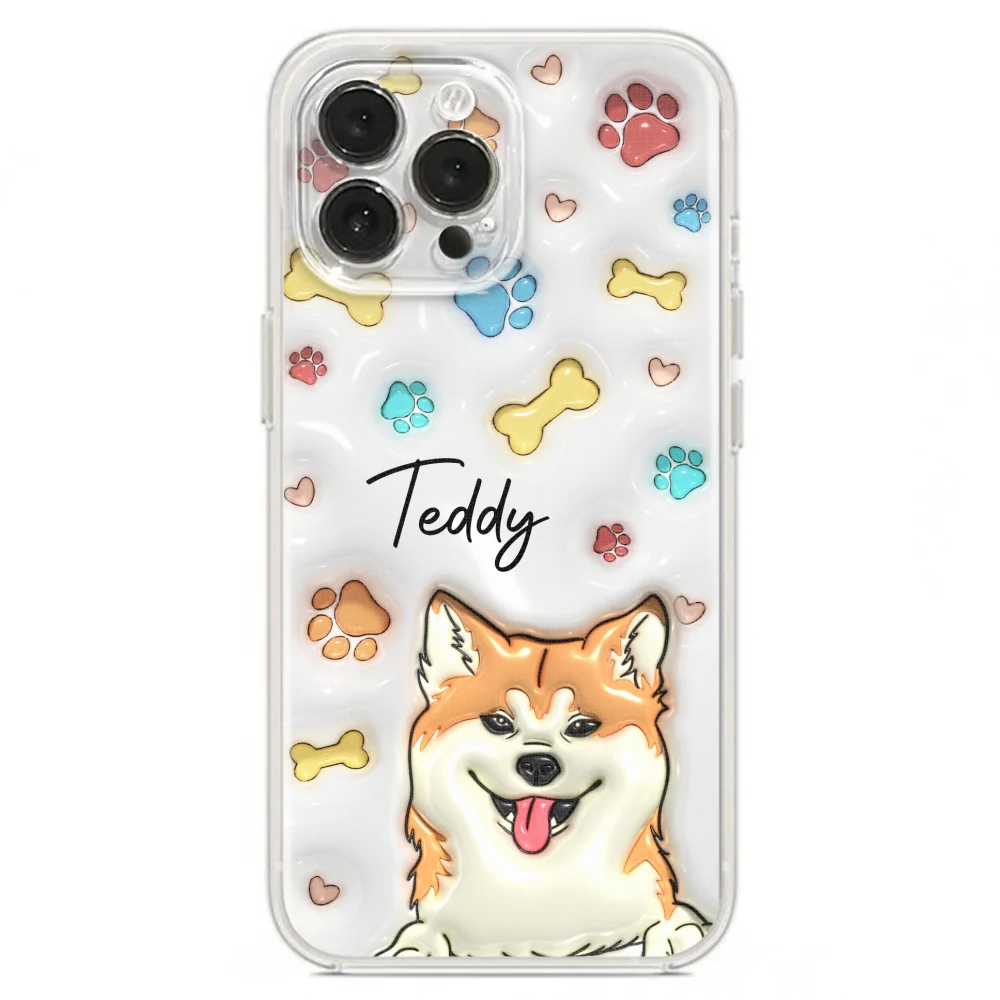 My Lovely Fur Baby - Personalized Custom 3D Inflated Effect Phone Case - Image 19