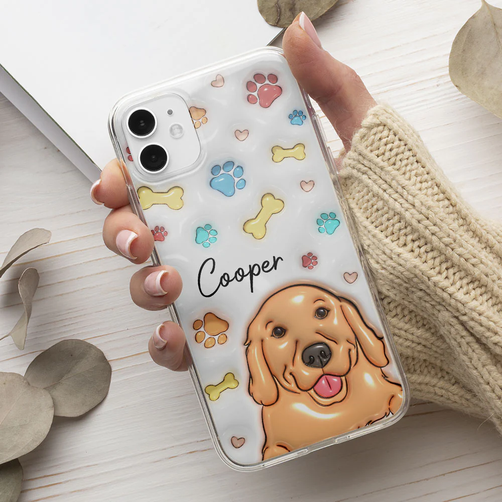 My Lovely Fur Baby - Personalized Custom 3D Inflated Effect Phone Case - Image 2