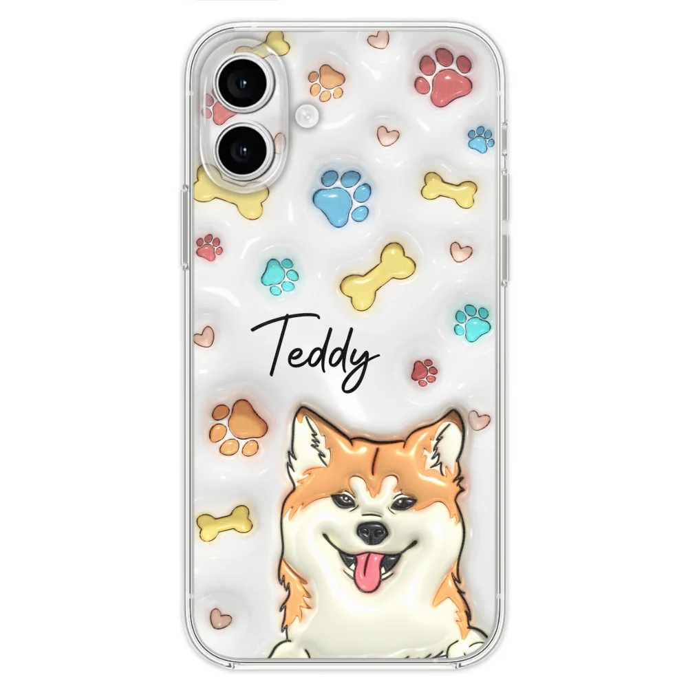 My Lovely Fur Baby - Personalized Custom 3D Inflated Effect Phone Case - Image 25