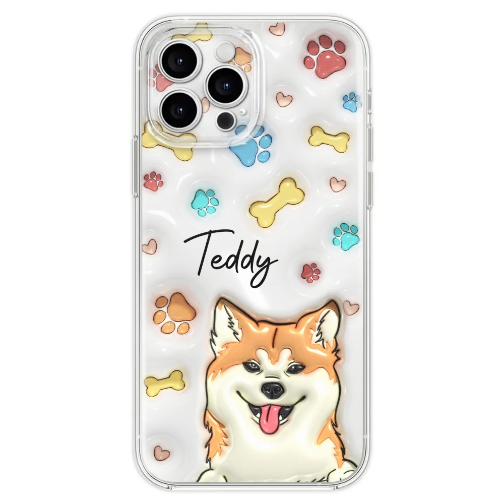 My Lovely Fur Baby - Personalized Custom 3D Inflated Effect Phone Case - Image 26