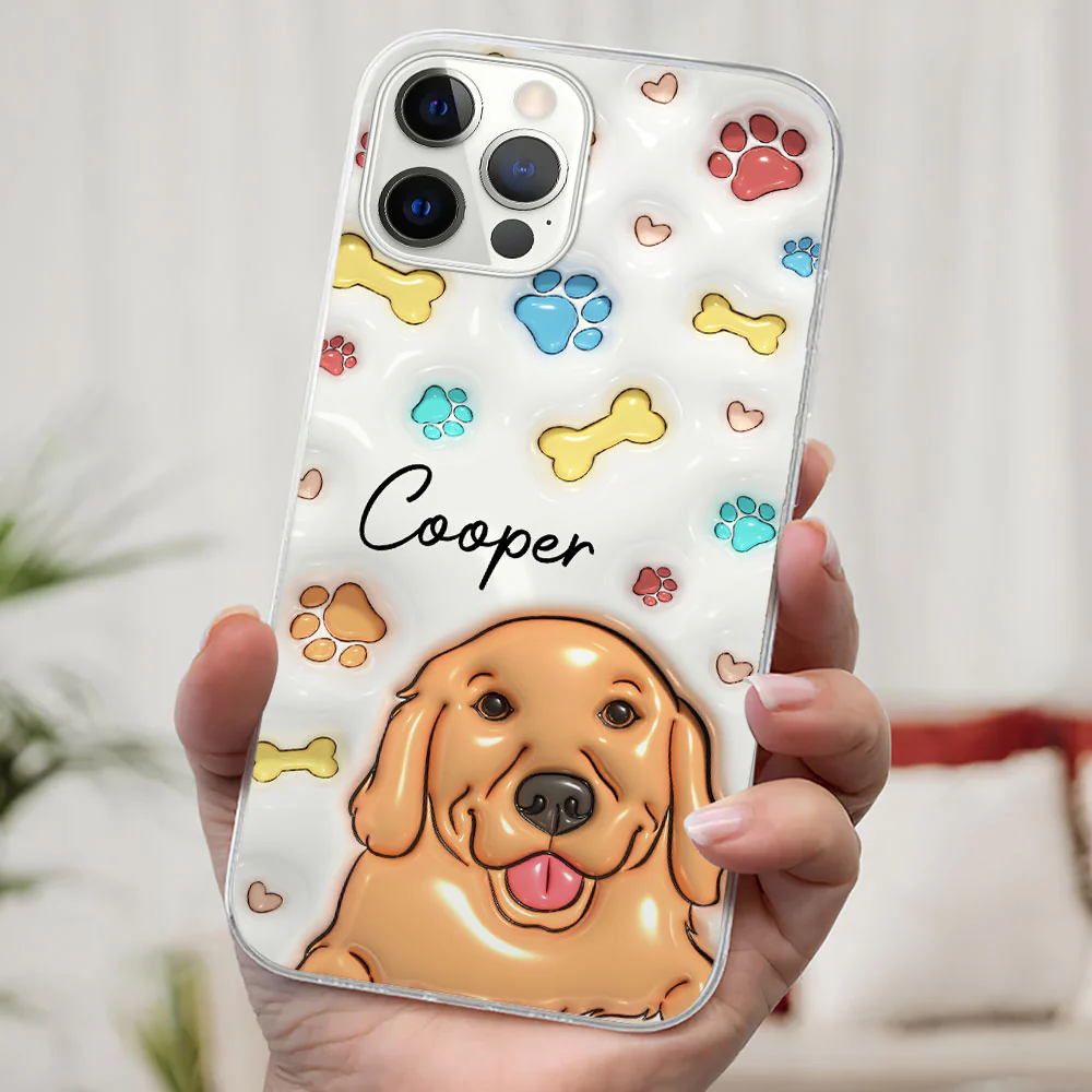 My Lovely Fur Baby - Personalized Custom 3D Inflated Effect Phone Case - Image 3