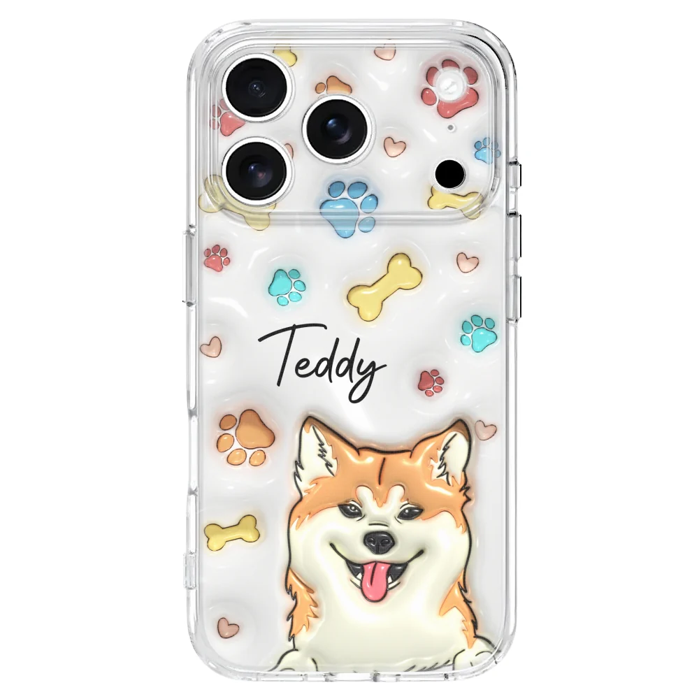 My Lovely Fur Baby - Personalized Custom 3D Inflated Effect Phone Case - Image 30