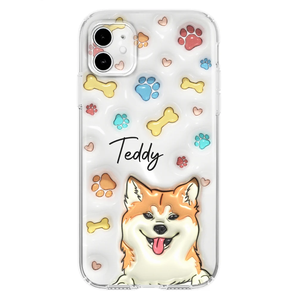 My Lovely Fur Baby - Personalized Custom 3D Inflated Effect Phone Case - Image 7