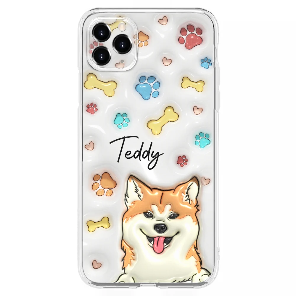 My Lovely Fur Baby - Personalized Custom 3D Inflated Effect Phone Case - Image 8