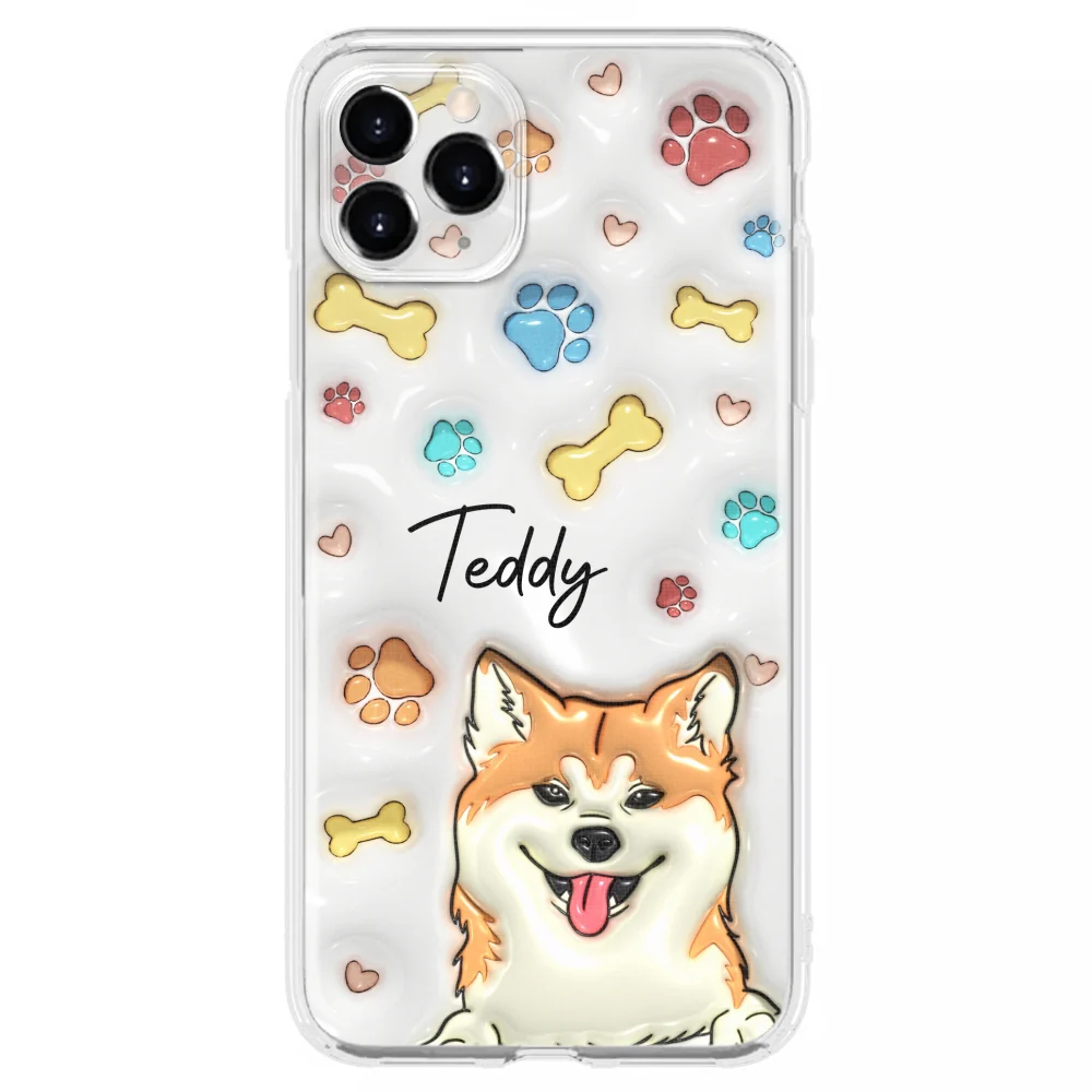My Lovely Fur Baby - Personalized Custom 3D Inflated Effect Phone Case - Image 9