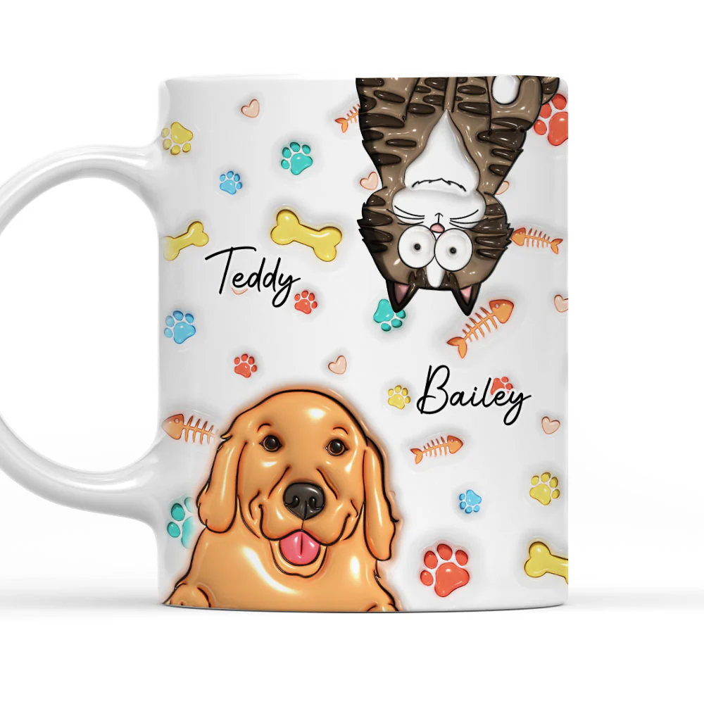 My Lovely Pet Babies - Personalized Custom 3D Inflated Effect Mug