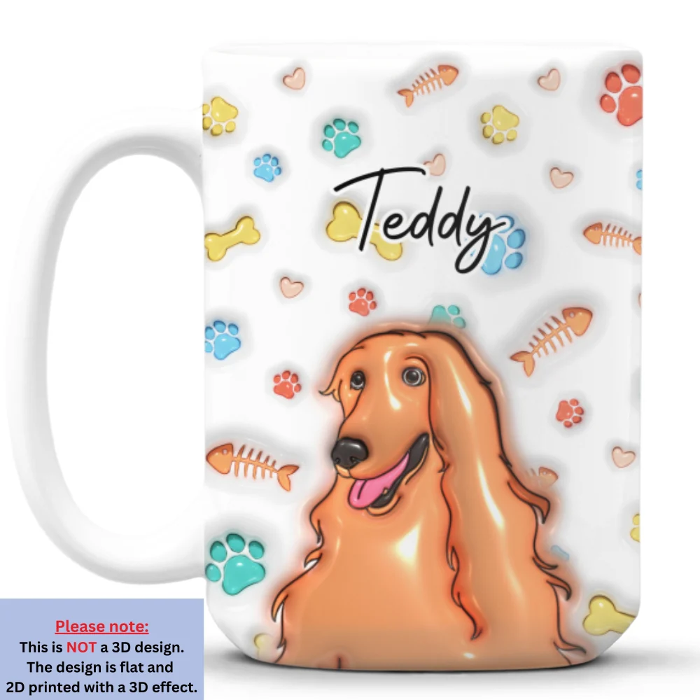 My Lovely Pet Babies - Personalized Custom 3D Inflated Effect Mug - Image 7