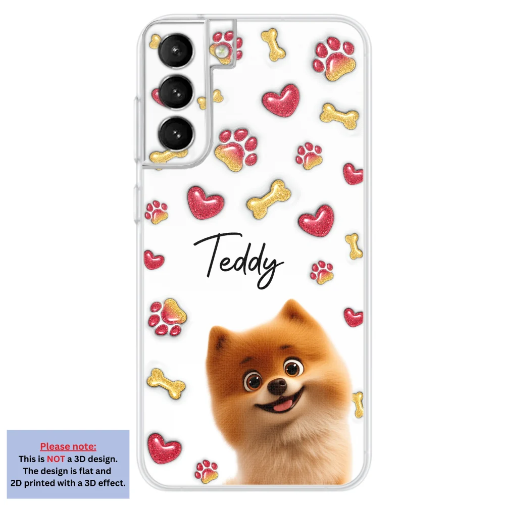 My Lovely Puppies - Personalized Custom 3D Inflated Effect Phone Case - Image 28