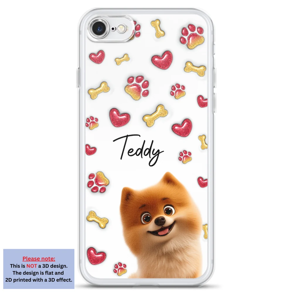 My Lovely Puppies - Personalized Custom 3D Inflated Effect Phone Case - Image 5
