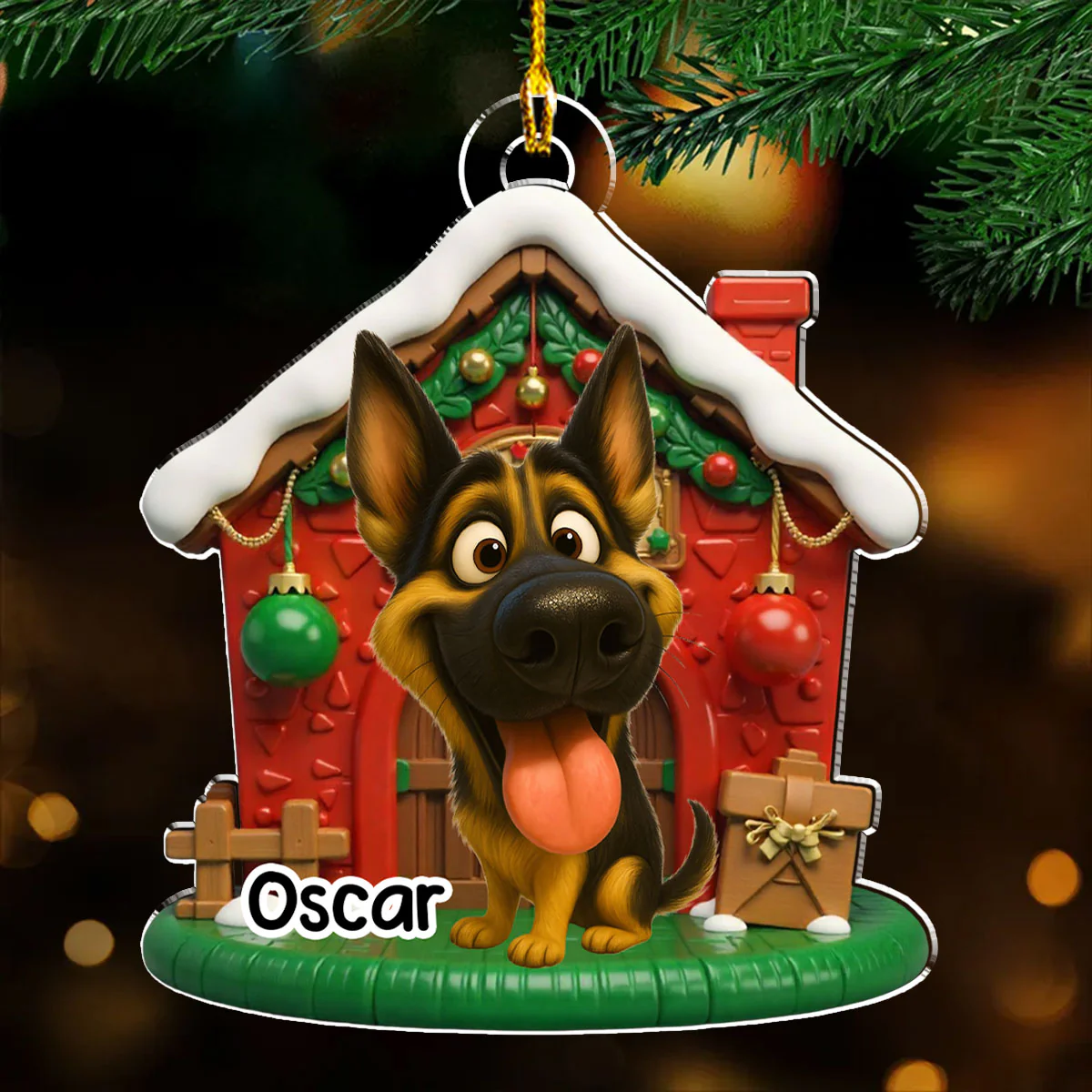 My Own Place - Personalized Custom 3D Effect Acrylic Ornament - Image 2