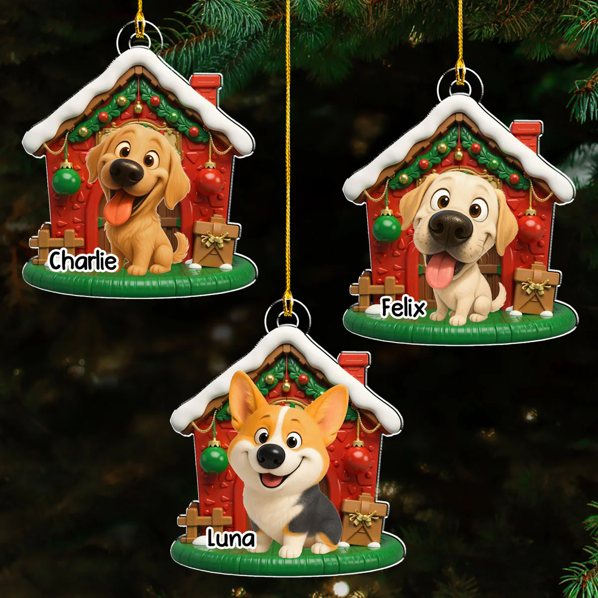 My Own Place - Personalized Custom 3D Effect Acrylic Ornament - Image 5