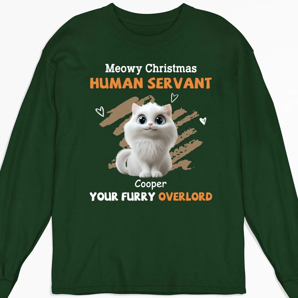 My Servant Cartoon - Personalized Custom Long Sleeve T-Shirt - Image 6