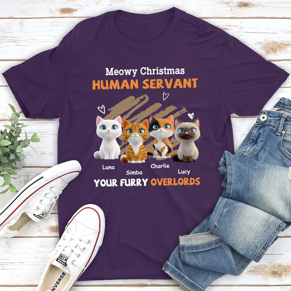 My Servant Cartoon - Personalized Custom Unisex T-Shirt - Image 3