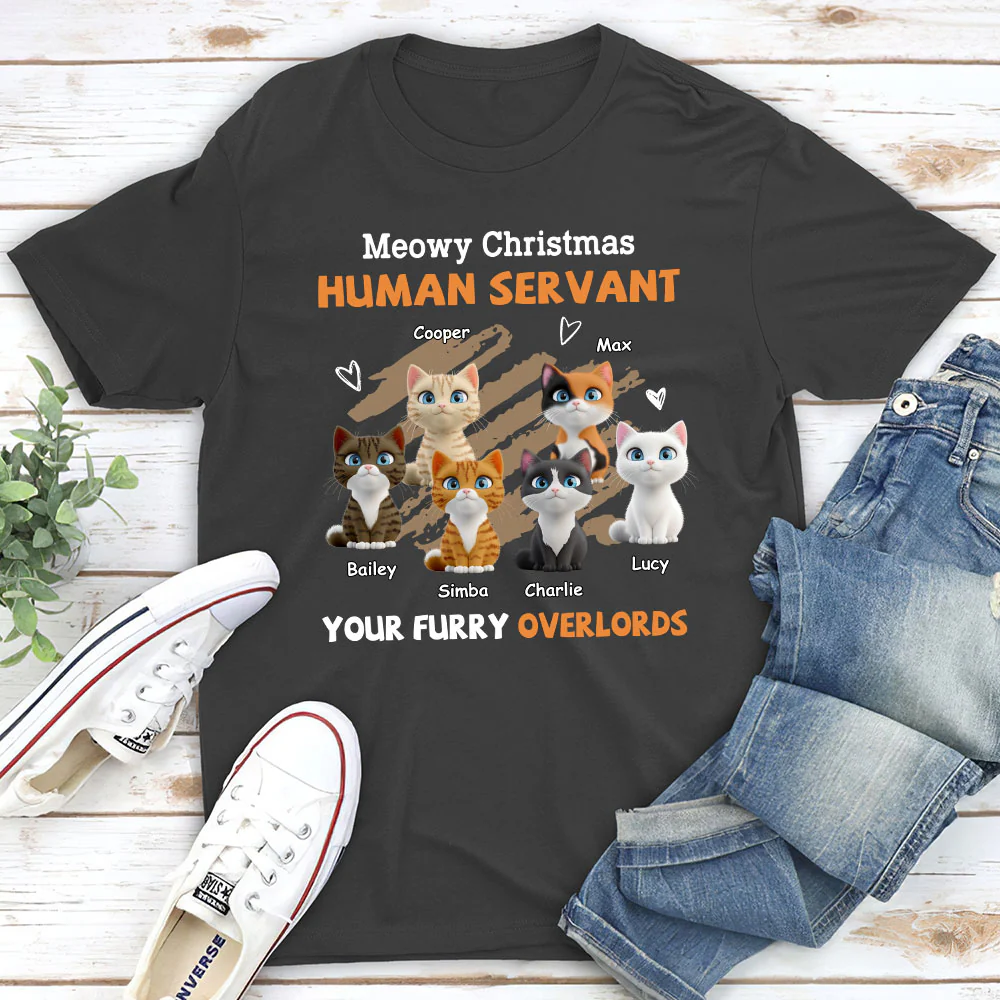 My Servant Cartoon - Personalized Custom Unisex T-Shirt - Image 4