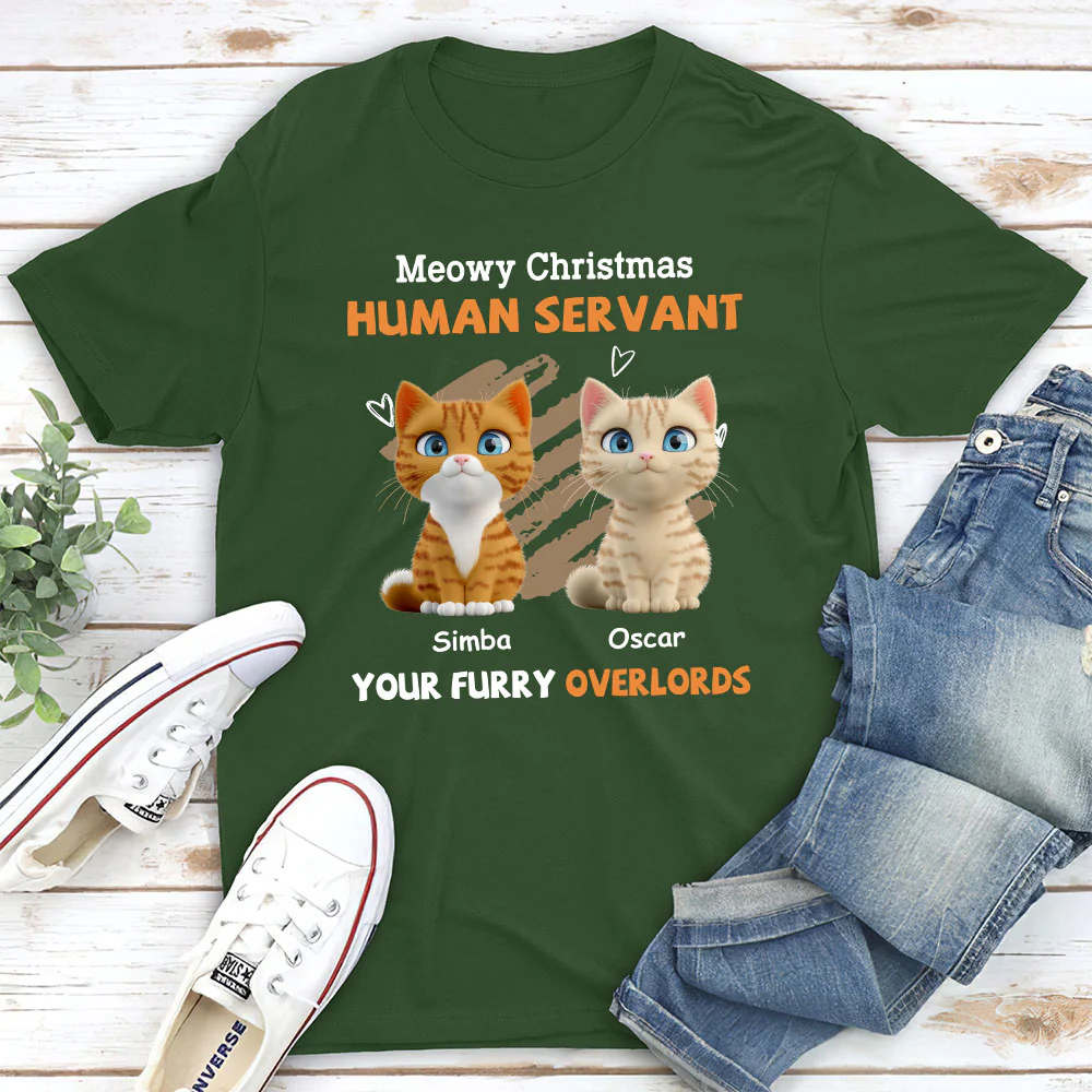 My Servant Cartoon - Personalized Custom Unisex T-Shirt - Image 5