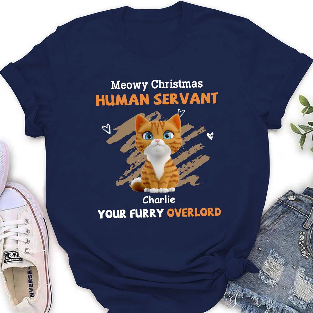 My Servant Cartoon - Personalized Custom Women's T-Shirt - Image 2