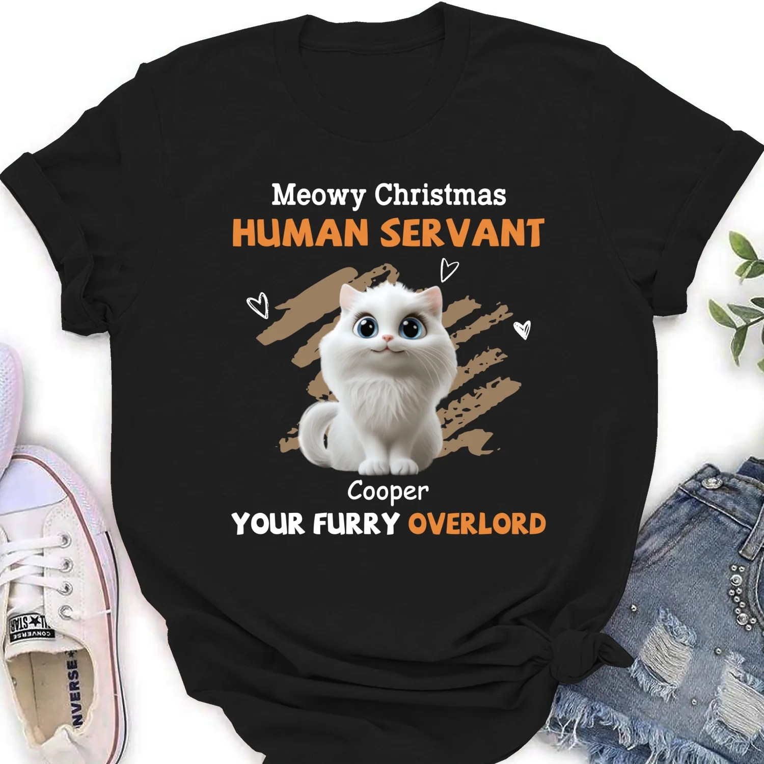 My Servant Cartoon - Personalized Custom Women's T-Shirt - Image 6