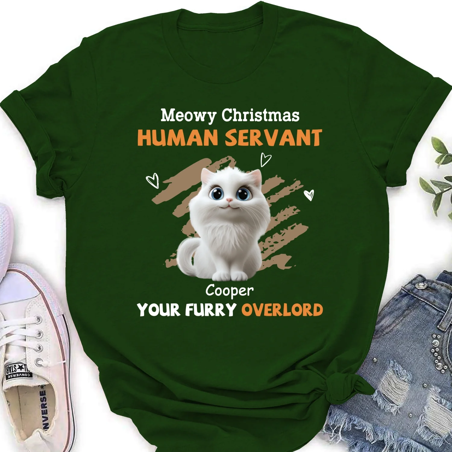 My Servant Cartoon - Personalized Custom Women's T-Shirt - Image 7