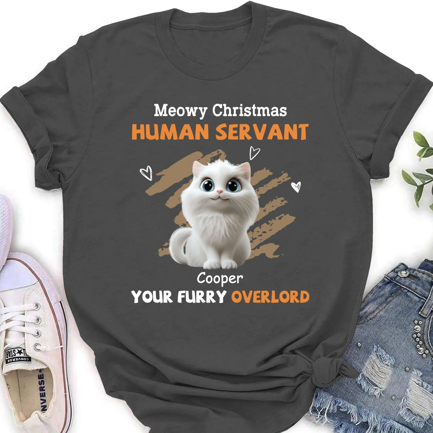 My Servant Cartoon - Personalized Custom Women's T-Shirt - Image 8