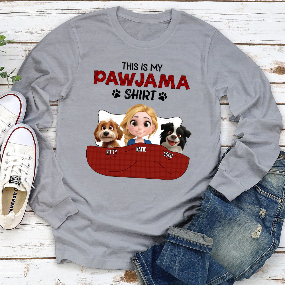 My Shirt New Style - Personalized Custom Long Sleeve T-Shirt - Image 2
